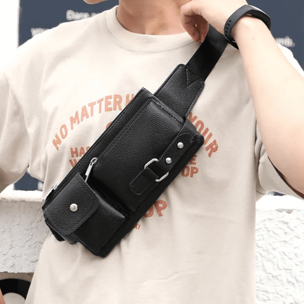 Cartera masculina de cuero