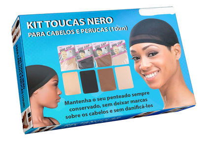 Kit Touca Nero para Cabelos y Perucas 