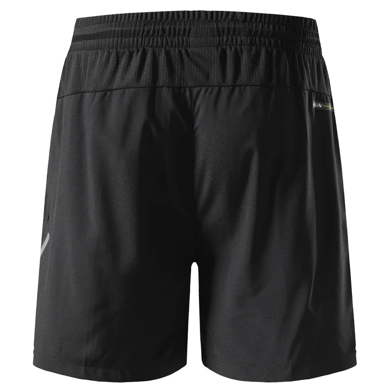 Shorts masculinos de deporte com Faixa Refletiva e Bolsos