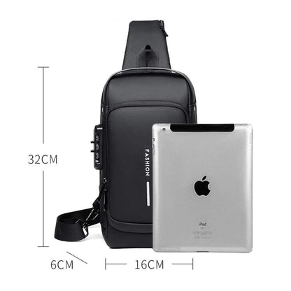 Mochila Anti-Furto avec Senha USB Slim Sac 