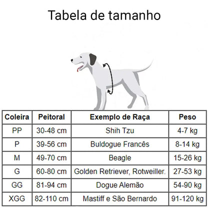 Coleira de Peito Térmica Perro Frío 