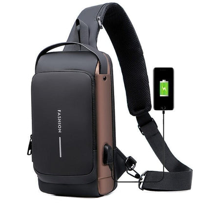 Mochila Anti-Furto avec Senha USB Slim Sac 